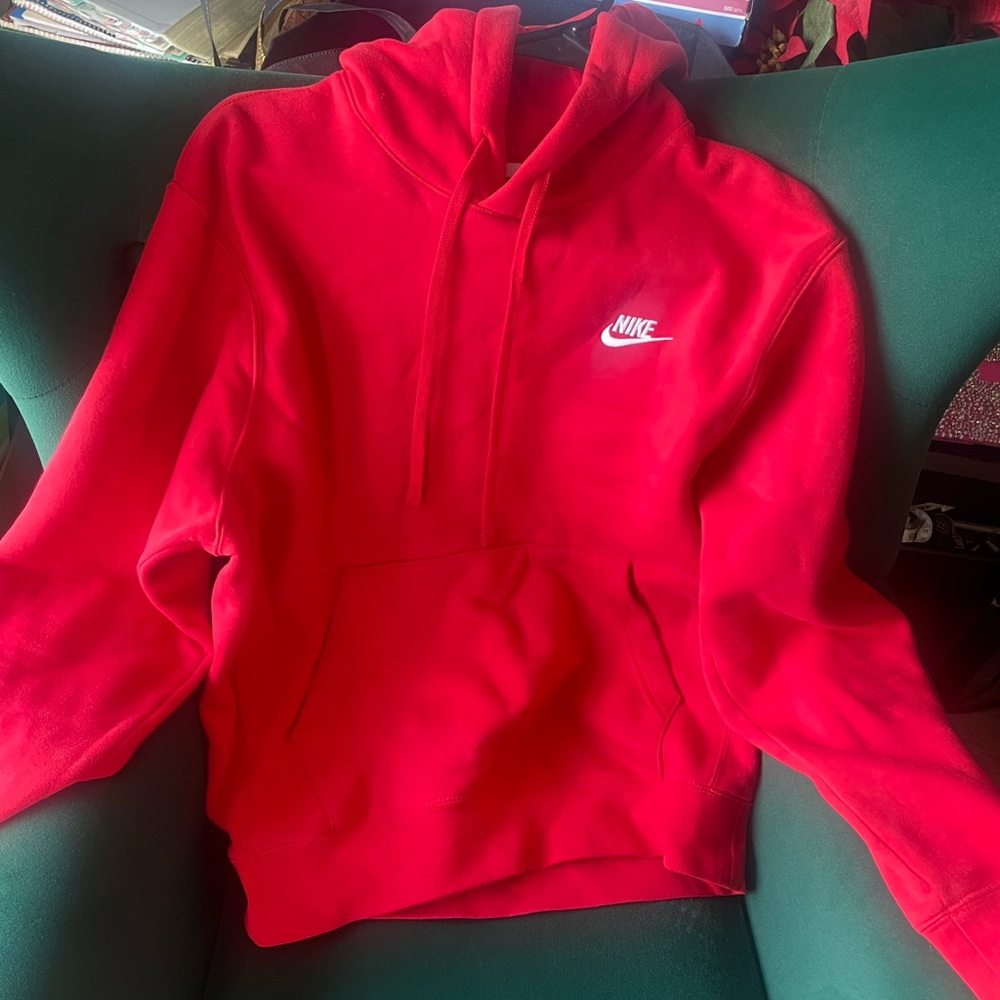 Nike sportswear club fleece matching set Small (red)